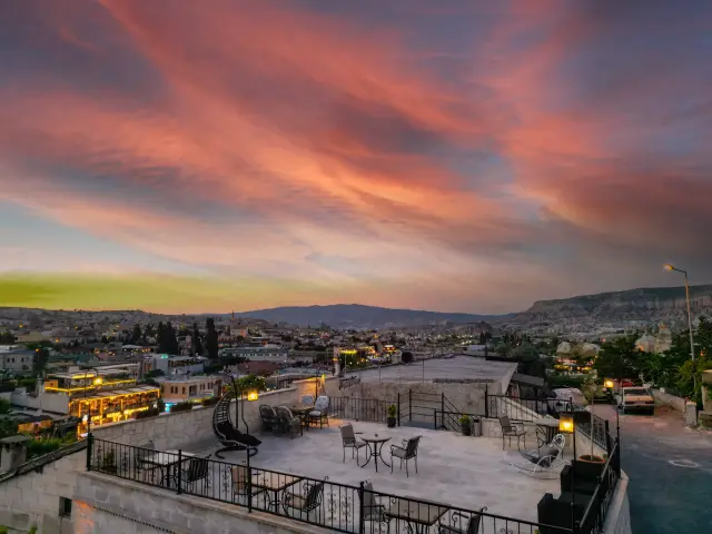 Göreme panoraması, Arcus Cappadocia teras manzarası